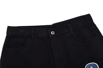 UNCLEDONJM Digitaalne trükitud teksad meeste high street high street kottis pikad püksid Harajuku vabaaja püksid mustad teksad NZ12