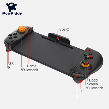 POWKIDDY Lüliti on-Line Console E-Sport Tasandil 3D Juhtnuppu Anti-Skid NS Töötleja Grip Lüliti Vastuvõtva Mäng Käepide Plug And Play