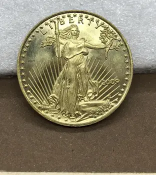 Ameerika Ühendriikides 25 Dollari Ameerika Eagle Bullion Mündid 2009 Messing Metall Mälestus Kuld Mündi Mündi Koopia