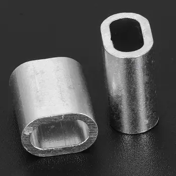 10 TK 3mm Alumiinium Sulamist Traat, Tross Ferrules