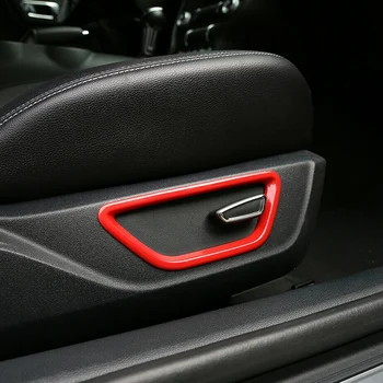 2X Punane Istme Reguleerimine Nuppu ilurõngas Kate Sisekujundus Ford Mustang+