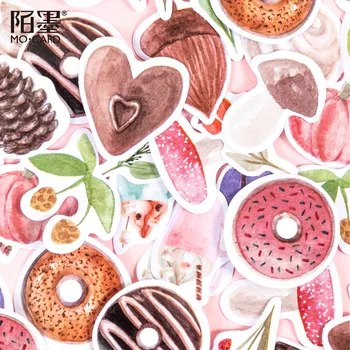 UUS 10 Kastid Dekoratiivsed Magus Donuts Liim Mo.Kaart Lible Kleebised DIY Scrapbooking Planeerija Bullet Teataja Armas Kirjatarvete