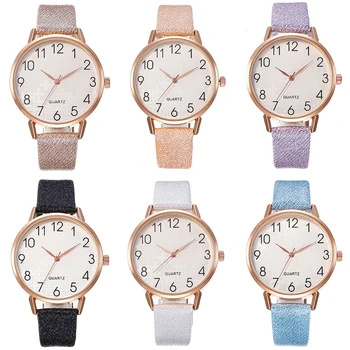 2020. aasta uus mood creative brändi daamid quartz watch nahast daamid dial vaadata õpilane Relogio Reloj
