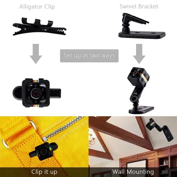 Mini Kaamera HD 1080P väike cam Sensor Öise Nägemise Videokaamera Micro DVR video Kaamera DV-Motion Diktofon, Videokaamera jaoks SQ11