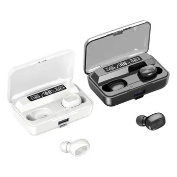 G03-5 Bluetooth-Peakomplekti Sweatproof HD LED Digitaalne näidik ABS Portable In-ear Traadita Sport Kõrvaklapid Matkamine