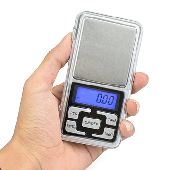 200g/0.01 g Elektrooniline Digitaalne Tasku Skaala Täpsus Mini Ehted Kaaluga Skaalal Backlight Kaalud Köök