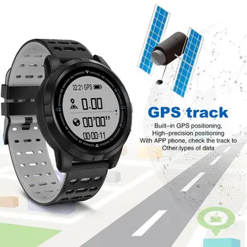 Uus IP68 Veekindel LCD Läbipaistev Ekraan, GPS Smart Watch N105 Südame Löögisagedus Puhkeolekus Mehed Naised Smartwatch IOS Android