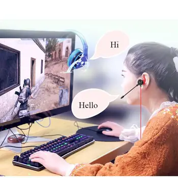 Kuulee Gaming Kõrvaklapid 7.1 Peakomplekti Kiivri koos Dual Mic PC Gamer koos Helitugevuse Kontroll PUBG PS4 CSGO Casque Mängud