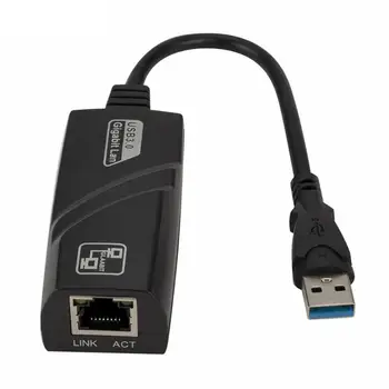 Juhtmega USB 3.0 Gigabit Ethernet RJ45 LAN (10/100/1000) mbit / s Võrgukaart Ethernet Võrgu Kaart PC