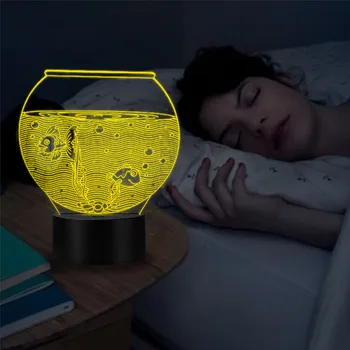 VCity 3D Öö Valguses USB LED Loominguline Mitmevärviline Lamp Puhkus sisevalgustus Kodus Laua Kaunistamiseks Pesents Girl Baby Väljavalitu