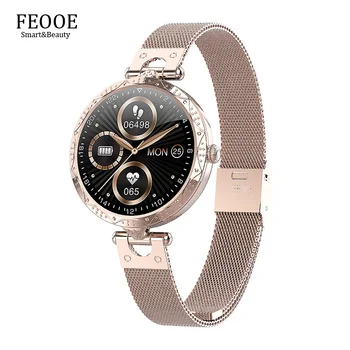 FEOOE Touch Smart Watch Lady Naiste Tüdruk Sport Muusika Kontrolli Smartwatch Mood Fitness Tracker Südame Löögisageduse Bänd Android, IOS YLX