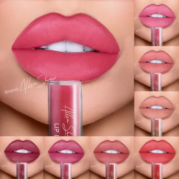 12 Värvi Matt huuleläige, kauakestev Niisutav Non-stick Cup Huule Glasuur AllenShaw Naiste Meik Kosmeetika