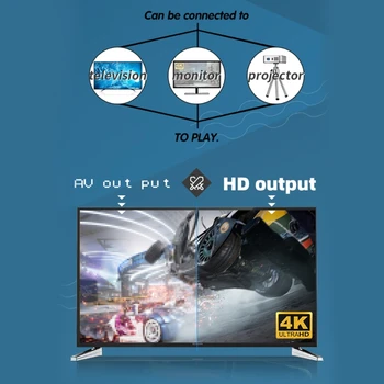 Video Mängu Konsool, Juhtmeta Kontroller Sisseehitatud 830 Mängud Y2 SOBIB HDMI-Ühilduvate Classic Hasartmängude Kit