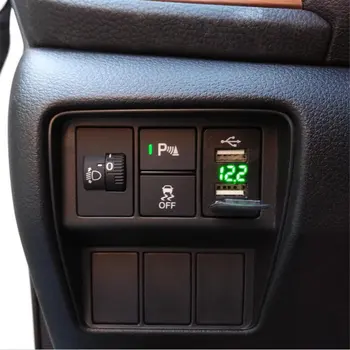 4.8 Auto Laadija, Laadima Pesa Dual USB Porti ja LED Volt ekraaniga Telefon Tablett Navigator Kiire Laadimise Adapter Toyota Auto