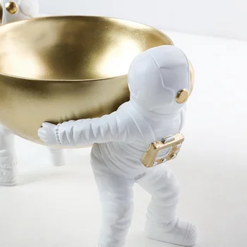 Põhjamaade Luksus Skulptuur Astronaut Vaik Kuju Loomingulisi Ornament Desktop Kaunistamiseks Peen Kingitus Sõpradele Elutuba Decor