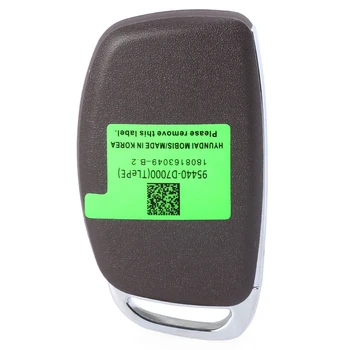 KEYECU Asendamine Smart Remote Võti fob 3 Nuppu, 433.92 MHz ID47 Kiip Hyundai Tucson 2018-2020 P/N: 95440-D7000/95440-D7010