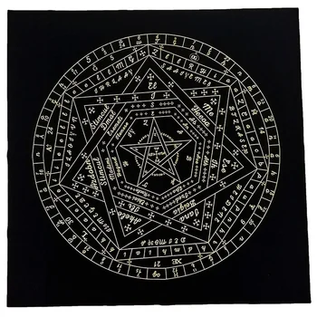 60*60cm Uus Tarot Laudlina Sigillum Dei Aemeth Õnn Astroloogia, Ennustamine Saatus Tarot-Kaardi Pad Lapp Kaardid Laud Lapiga