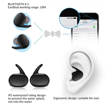 Y30 TWS Juhtmeta kõrvaklapid 5.0 Müra Tühistamises Kõrvaklapid Headset Stereo Heliga Muusika-kõrva Earbuds iphone nutitelefon