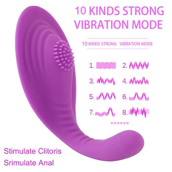 VATINE Juhtmeta Kaugjuhtimispult Sugu Mänguasjad, Naiste Kliitori Stimulaator Nähtamatu Vibratings 10 Kiirus Kantavad Sukkpüksid Vibraator