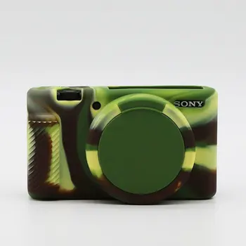 Soft Rubber Silicone Skin DSLR Camera Bag Body Case For SONY ZV1 ZV-1 Protective Body Cover Skin Camera