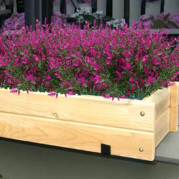 Kunstlik Lavendel Lilled, Taimed, 6 Tükki,Elutruu Uv Võltsitud Põõsaste Rohelusest Põõsad Kimp Ilostua Oma Kodu K