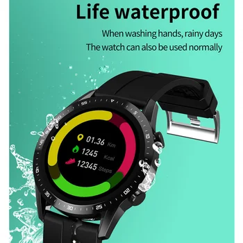2021 Uus T30 Smart Watch Full Ring Ekraan Toetab Bluetooth Kõne Naiste Südame Löögisageduse Meeste Spordi Fitness Veekindel SmartWatches