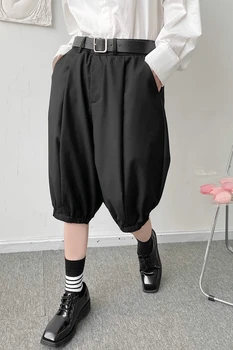 Meeste Lühikesed Püksid Suvel Rannas Lühike Mees-Jaapani Stiil Casual Fashion Mustad Püksid 2021 Uus