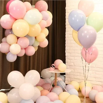 18 tolline Mcaron Õhupalli Ring Latex Balloon Pulm Teenetemärgi Happy Birthday Party Dekoratsioon Baby Shower Globos Hulgimüük