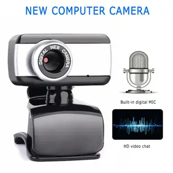 HD Veebikaamera 480P Kaasaskantav veebikaamera, Sisseehitatud Mikrofon Skype ' i Lauaarvuti USB-Pistik Mängida Sülearvuti müra tühistamine tehnoloogia