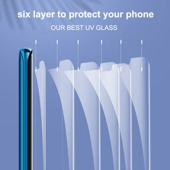 100D UV-Vedel Liim Karastatud Klaas Huawei P40 Pro P30 P20 Screen Protector For Mate 30 20 Pro P30 P40 P20 Lite UV Klaas Film
