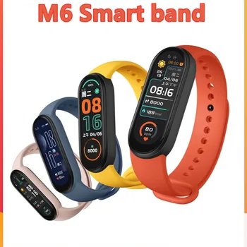 M6 Smart Watch Mehed Naised Smart Band Bluetooth Smartwatch Südame Löögisageduse Fitness Jälgimise Sport Käevõru Apple Xiaomi Android Uus