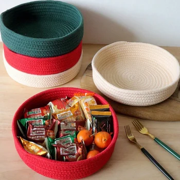 Töö Candy Box Dried Fruit Basket Candy Container Cotton Storage Basket