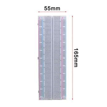 1TK 400 / MB-102 830 Lips Punkte Solderless Breadboard PCB Mini Universaalne Test Protoboard DIY Leib Juhatuse Bussi Test trükkplaadi