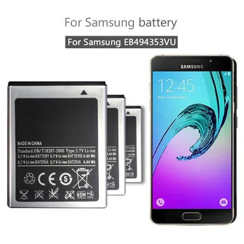 Kõrge Kvaliteediga 1200mAh EB494353VU Aku Samsung Galaxy mini GT-S5570 S5250 S5330 S5750 S7230 T499 GT-i5510 Mobiilne Telefon