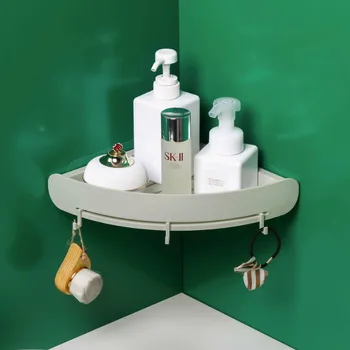 Punch-tasuta Riiuli Nurgas Kolmnurk Riiulid Vannituba, Dušš Šampoon Kosmeetika Ladustamise Omanik Hammas iminapp Seinale Omanik Korraldaja
