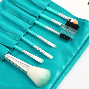 7tk Wrap Rulli Makeup Brush Set with PU Nahast Kott Kosmeetika, Ilu tööriistakomplekt Sihtasutus Puuder Lauvärv Kuum phantom