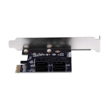 Chia Kaevandamise 4 Porti SATA-Kaardi Ärkaja SATA III 3.0 6Gbps Kontrolleri Kaart PCIe 3.0 x1 Laiendamine Mälukaart +Low Profile Bracket SATA Kaabel