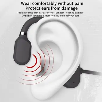 Luu Juhtivus Kõrvaklapid Bluetooth-Veekindel Mugav Kanda Avatud Kõrva Konks Kerge Ei ole In-ear Sport Kõrvaklapid