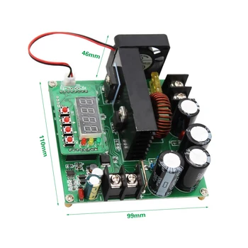 15A 8-60V, et 10-120V DC Converter Kõrge Täpne LED Kontrolli Boost Converter DIY Pinge Trafo Moodul