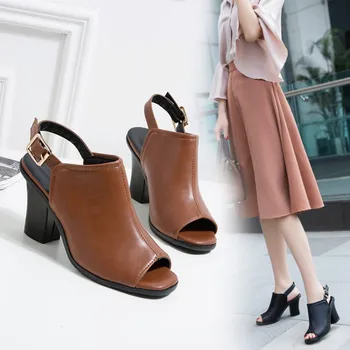 2020 kõrge kvaliteediga naiste sandaalid peep varba kingad Suvel Platvorm Sandaalid elegantne naiste kingad