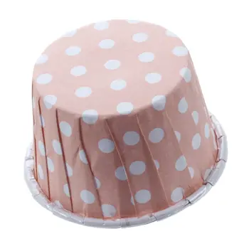 100X Cupcake Wrapper Paber Kook Juhul Küpsetamine Tassi Liner Muffin Roosa