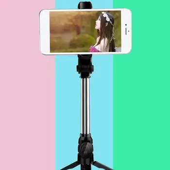 Uus Statiiv Selfie Horisontaalne ja Vertikaalne Bluetooth-ühilduva Selfie Mobiil Stick Telefon Live Seista Selfie O3O1