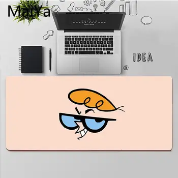 Maiya parima Kvaliteediga Dexter ' s Lab Office Hiired Gamer Pehme Mouse Pad Tasuta Kohaletoimetamine Large Mouse Pad Klaviatuurid Matt