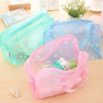 Pastoraalne õie kosmeetika kott pese kott läbipaistev, veekindel, vann, ladustamise kott vann asjade ladustamise kott