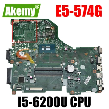DA0ZRWMB6G0 NBG3711002 NB.G3711.002 Jaoks Acer Aspire E5-574G F5-572 V3-575G Sülearvuti emaplaadi,koos SR2EY I5-6200U DDR3 Emaplaadi