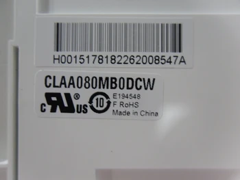 CLAA080MB0DCW auto audio-ja video kaasaskantav DVD tööstusseadmed 8 tolline LCD ekraan Shenzhen kohapeal