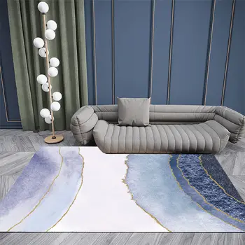 Tänapäeva Põhjamaade suur elutuba vaip 3D-printimine rose gold abstraktne, värvikas magamistuba, köök vaip kohandatud kodu kaunistamiseks