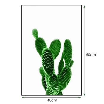 Kunsti Lõuend Trükib Roheline Kaktus Maali 40X50cm 3 Tükki Kaasaegne Frameless Office-Kodu Kaunistused Pere Pilt