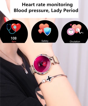 Uus Mood Naiste Smart Watch Veekindel Südame Löögisageduse, vererõhu Monitor Smartwatch Kingitus Daamid Vaadata Käevõru