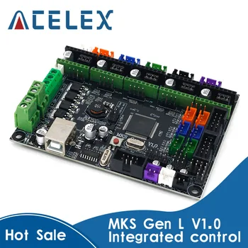 MKS Gen L V1.0 Integreeritud tõrje PCB Pardal Reprap Kaldteed 1.4 toetust A4988/DRV8825/TMC2208/TMC2130 Juhi 3D Printeri osad